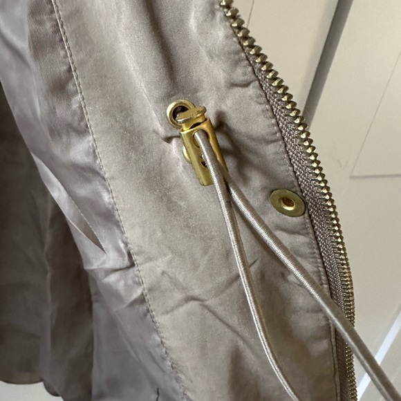 BCBG MaxAzria Brooke Olive Jacket with gold hardware - Picture 4 of 6